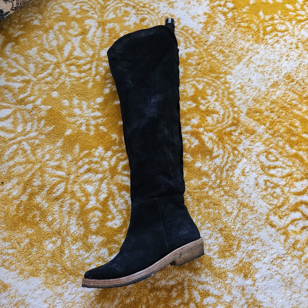 Free People Suede Slouch Boots - Picture 5 of 12